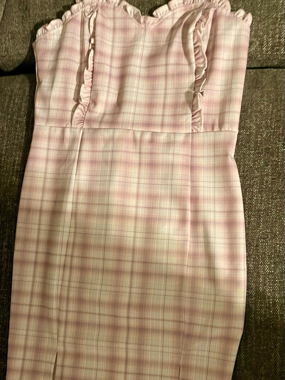 paparazzi Pastel Floral Satin Dress in Blush and Lavender